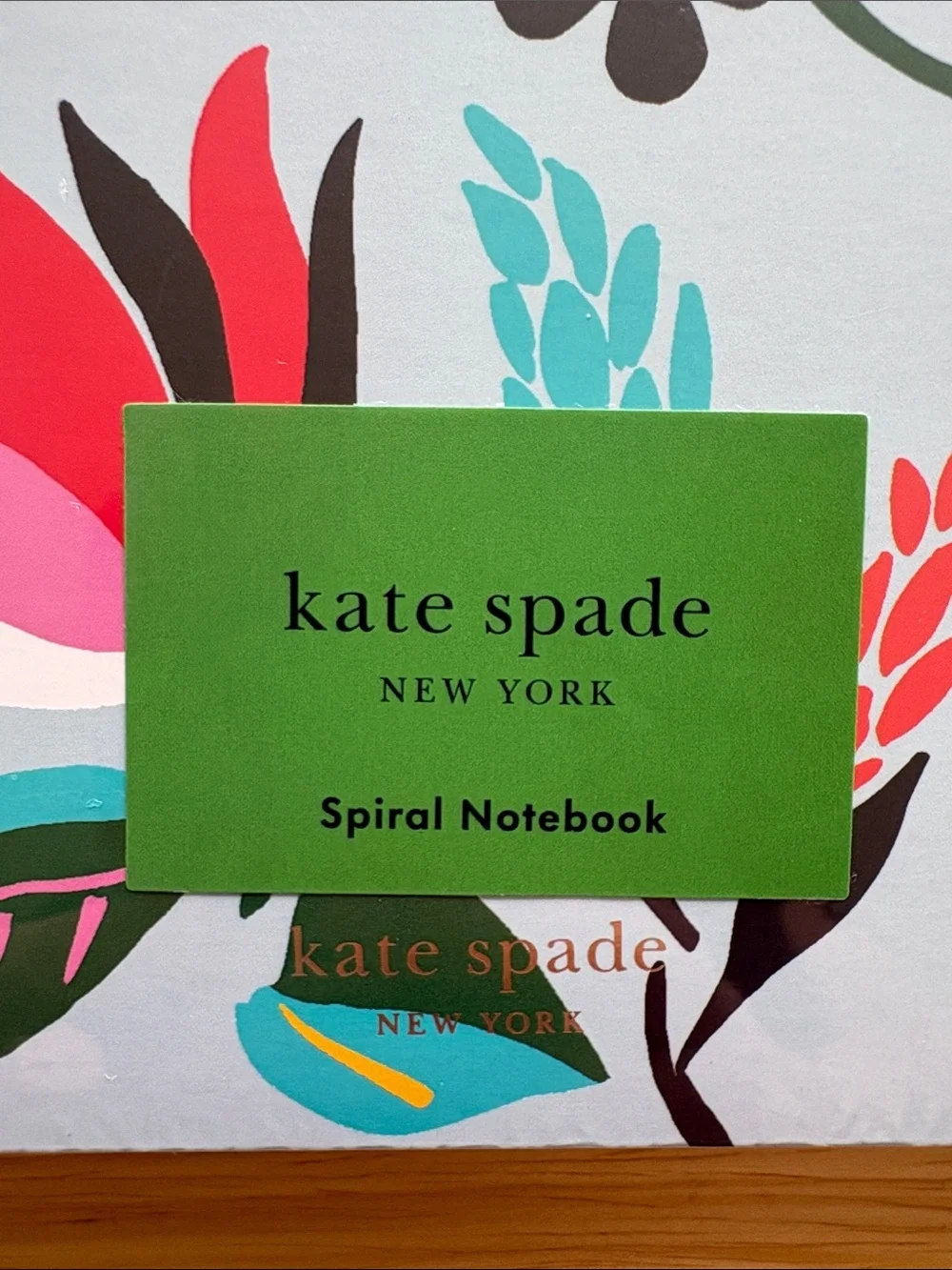 ♠️ Kate Spade Safari Floral Top Spiral Notebook. New!